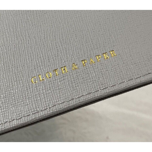 Cloth and Paper Foundations Gray Leather Planner - Picture 11 of 16